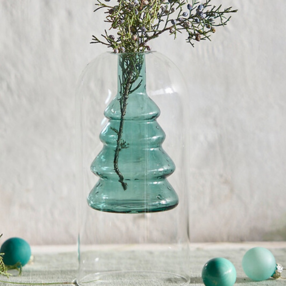 Evergreen Glass Bud Vase - Picture 9 of 9